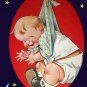 Charming Twelvetrees Large Red Heart with Boy Baby-Great for Valentines Day