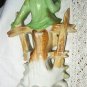**REDUCED**Occupied Japan Porcelain Figurine-Colonial Man in green jacket