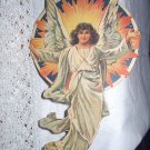 Antique Victorian Larger Die Cut Scrap-Angel in Light Antique Victorian Larger Die Cut Scrap-Angel in Light