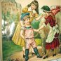 Antique Die Cut Larger Scrap-Children,Circus Elephant