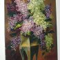 Unused GERMANY Postcard-Lovely Vase of Purple and White Lilacs-Birthday Greetings