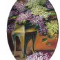 Unused GERMANY Postcard-Lovely Vase of Purple and White Lilacs-Birthday Greetings
