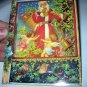 German 1980sUsed Postcard-Merry Santa Claus with Cherub Angels