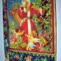 German 1980sUsed Postcard-Merry Santa Claus with Cherub Angels