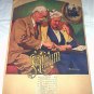 J.F.KERNAN Vntg Lithograph-Old Couple Reminising over family album-RARE image