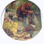 J.F.Kernan-A Pair Of Boots-Vintage Lithograph Print-Man Fly Fishing,Billy Goat,Wet Boots