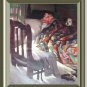 Laughing Boy,Surprised Puppy Dog-J.F.Kernan-Vintage Print-Some Flaws