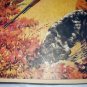 J.F.KERNAN-Young Boy Hunting with rifle,Springer Spaniel Dog-Vntg Magazine Artwork