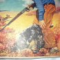 J.F.KERNAN-Young Boy Hunting with rifle,Springer Spaniel Dog-Vntg Magazine Artwork