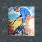 J.F.KERNAN-Young Boy Hunting with rifle,Springer Spaniel Dog-Vntg Magazine Artwork