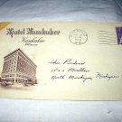 Hotel Kankakee,Kankakee,Illinois-1945 Mailed Envelope