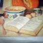 Marion Powers-Vintage Magazine Artwork print-Cooking Pumpkin Pie-Kitchen Ingredients