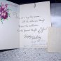 Vintage Birthday Greeting Card-Lovely Purple Orchids