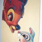 Commemoritive Unused Prepaid Postcard-BAMBI AND THUMPER Stamp