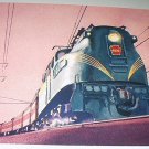 Commemorative Unused Prepaid Postal Card-Congressional GG-1 Locomotive Stamp