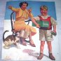 Kernan-Sweet School Boy Bringing Show N Tell Items-Cat,ATurtle,Snakes