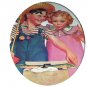 Sweet Little Boy Trying to impress a little Girl-Vintage Art Illustration-TOWNE
