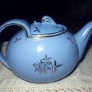 Vintage 1940's HALL China Cadet Blue 6 Cup Teapot with Cadet Hook Lid Vintage 1940's HALL China Cadet Blue 6 Cup Teapot with Cadet Hook Lid