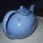 Vintage 1940's HALL China Cadet Blue 6 Cup Teapot with Cadet Hook Lid