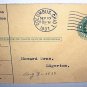 Mailed 1937 Postal Card-One Cent Washington-Workman's Compensation