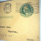 Mailed 1937 Postal Card-One Cent Washington-Workman's Compensation Mailed 1937 Postal Card-One Cent Washington-Workman's Compensation