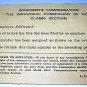 Mailed 1937 Postal Card-One Cent Washington-Workman's Compensation
