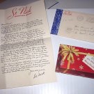 Advertisment for Elgin Watches-Van Horne & Co-South Bend Indiana-St.Nick.Santa Claus Letter
