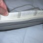 Fabulous Grey/White Leather Purse-Park Avenue,Gold Accents