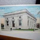 Used 1928 Postcard-Post Office,Belleville,Illinois