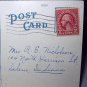 Used 1928 Postcard-Post Office,Belleville,Illinois
