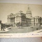 Used 1907 postcard-State Capitol-Indianapolis,Indiana-Mailed to Hanover, Indiana