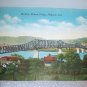 Used 1934 Postcard-Madison Milton Bridge,Madison, Indiana-Mailed to Muncie, Ind.