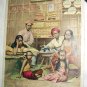 1893 McLaughlins Coffee Large Antique Advertisement Trade Card-A Malay Family