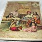 1893 McLaughlins Coffee Large Antique Advertisement Trade Card-A Malay Family