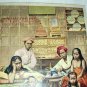 1893 McLaughlins Coffee Large Antique Advertisement Trade Card-A Malay Family