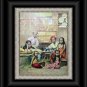 1893 McLaughlins Coffee Large Antique Advertisement Trade Card-A Malay Family