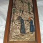 1965 Handpainted Artist Signed Painting-The Wailing Wall,Israel-Religious Wood Framed