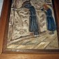 1965 Handpainted Artist Signed Painting-The Wailing Wall,Israel-Religious Wood Framed