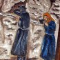 1965 Handpainted Artist Signed Painting-The Wailing Wall,Israel-Religious Wood Framed