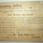 Litholin Navy War Ship-Antique Lion Coffee Card Lithograph