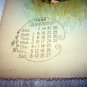 1897 Antique Chromolithograph-Collie Dogs Calendar