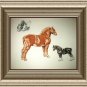 Belgian and Shire Horses-Edwin Megargee Original Vintage Lithograph Print