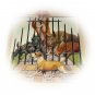 1927 Vtng Magazine Cover Artwork-Dogs Barking at Terrier-Robert Dickey