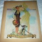 1933 Vntg Magazine Cover Art Illustration-Springtime-Fairy,Boy,Dog-Norman Rockwell