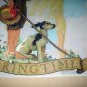 1933 Vntg Magazine Cover Art Illustration-Springtime-Fairy,Boy,Dog-Norman Rockwell