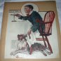 1926 Vntg Magazine Cover Artwork-Robert Dickey-Dogs Digging in Sand