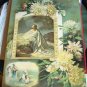 Christ In Gethsemane,Religious Antique 1909 Chromolithograph Framed Gesso Print