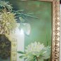 Christ In Gethsemane,Religious Antique 1909 Chromolithograph Framed Gesso Print