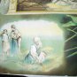 Christ In Gethsemane,Religious Antique 1909 Chromolithograph Framed Gesso Print