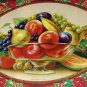 Southern Fruits Still Life Antique Chromolithograph print,Bowl of Various Edible Fruit